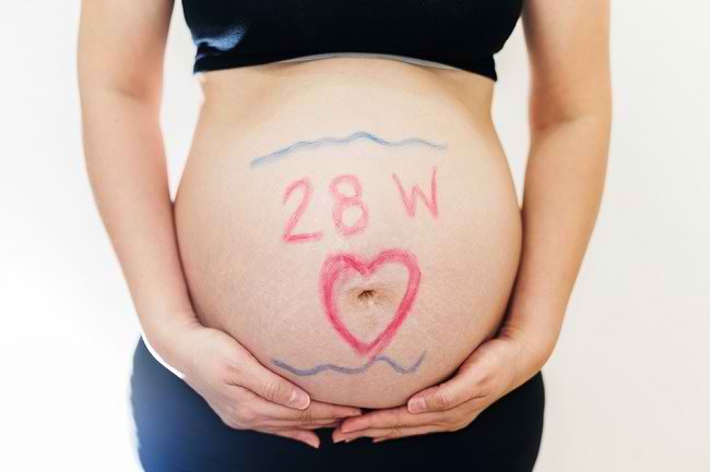 28주 태아 발달 정보와 산모의 신체 변화